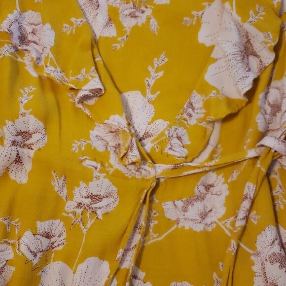 Free People Yellow Floral Mini Dress - Picture 7 of 10